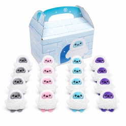 Plush Yeti Characters with Igloo House Kit - 21pcs