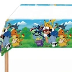 Pokemon Characters Printed Plastic Table Cover