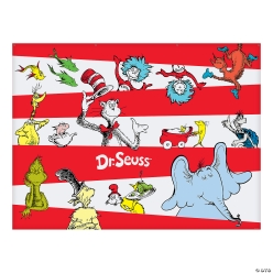 Dr. Seuss 8ft. x 6ft. Polyester Backdrop
