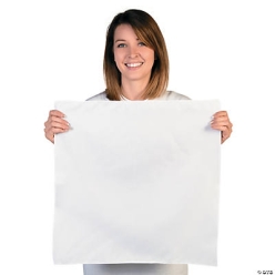 Team Spirit Rally White Bandanas - 12pk