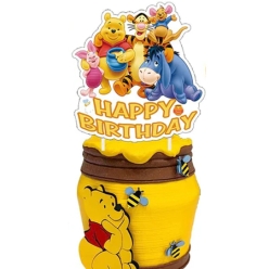 Pooh Happy Birthday Large 6