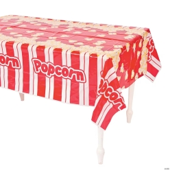 Popcorn Plastic Tablecloth 108