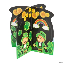 St. Patrick's Day Pot of Gold Sticker - 12Pk