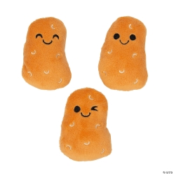 Brown Smiling Plush Potato Characters-12Pk