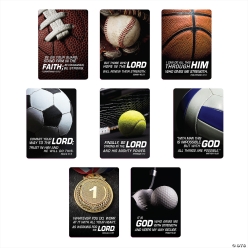 Religious Sports Prayer Cards - 144Pk