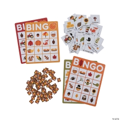 Premium Fall Bingo Game