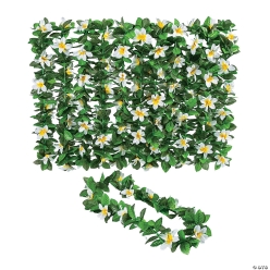 Premium Yellow Flower Maile Leis-12Pk
