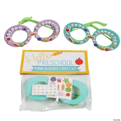 Preschool Glasses Craft Kit - 12Pk