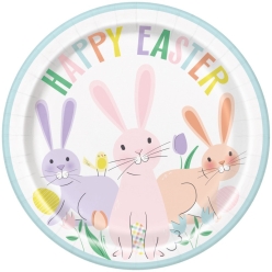 Pastel Easter Garden Dinner Plates - 8 PK