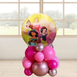 Princess Airfill Mini Balloon Column Kit - 20pc