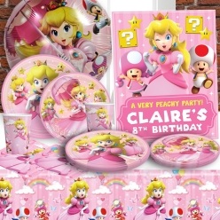 *Princess Peach PERSONALIZED Party Pack for 10