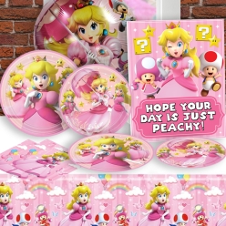 Mario Princess Peach Party Supplies