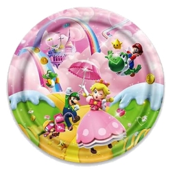 Princess Peach & Friends Dessert Plates - 10 PK