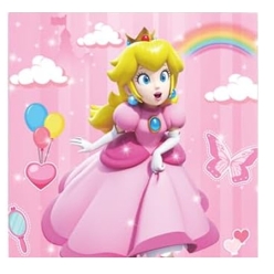 Princess Peach Lunch Napkins - 10 Pk