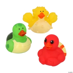 Sea Creature Rubber Ducks - 12Pk