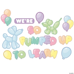 Balloon Dog We're So Pumped Wall Mural Set