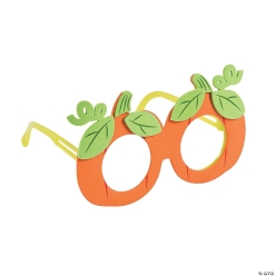 Pumpkin Glasses Craft Kit - 12Pk
