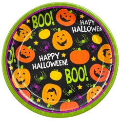 **Pumpkin Patch Dessert Plates - 8 PK