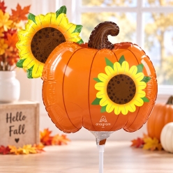 Pumpkin & Sunflower Airfill Balloon