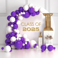 *40% OFF: 76pc Purple and White Balloon Arch Kit