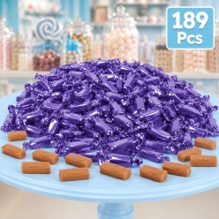 Purple Foil-Wrapped Caramels - 189Pk