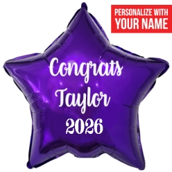 Grad 2026 Purple PERSONALIZED Name 19