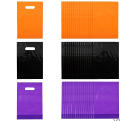Orange, Black & Purple Goody Bags-150Pk
