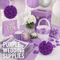 Purple Wedding Supplies