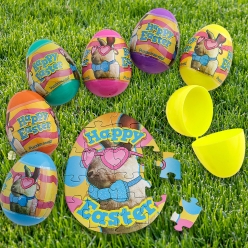 70% OFF: Puzzle-Filled Easter Eggs - 12Pk