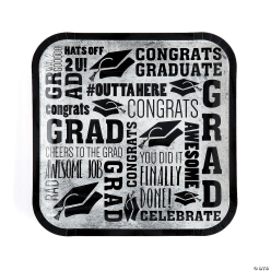 Rad Grad Paper Dinner Plates - 8Pk
