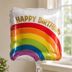 HBD Gold Rainbow 18