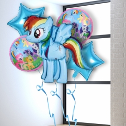My Little Pony Fun Rainbow Brite Balloon Bouquet