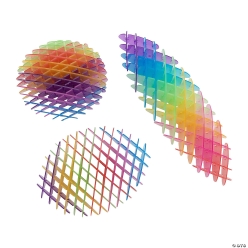 Rainbow Fidget Worms - 6Pk