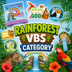 NEW 2026 Rainforest VBS Bible School