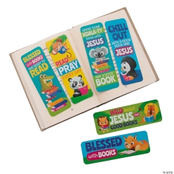 Bulk Religious Reading Animal Reading Bookmarks-48Pk