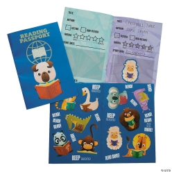 Reading Passport Sticker Books - 12Pk