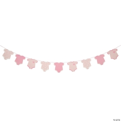Baby Girl Onesies 7 Foot Garland