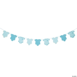 Baby Boy Onesies 7 Foot Garland