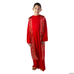 Boy's Wise Man Costume Red & Gold Vest