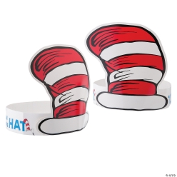 Dr. Seuss The Cat in The Hat Cardstock Hats - 2Pk