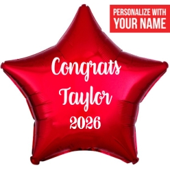 Grad 2026 Red PERSONALIZED Name 19