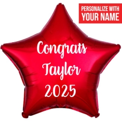Grad 2025 Red PERSONALIZED Name 19