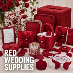 Red Wedding Supplies