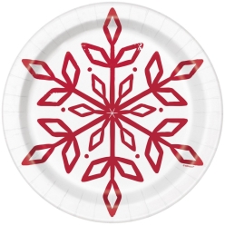 Merry Snowflakes Dinner Plates 8pk