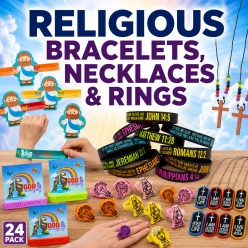 Religious Bracelets, Necklaces & Rings