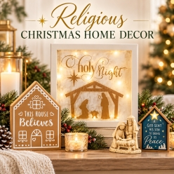Christmas Religious Home Decor