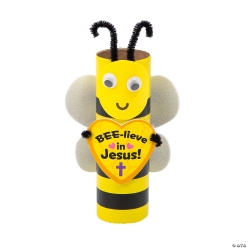 Religious Craft Tube Bumblebee Craft Kit-12Pk