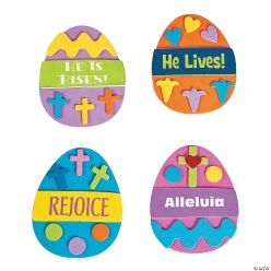 Religious Easter Egg Craft Kit - 12PK