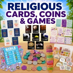 Religious Cards, Coins & Games