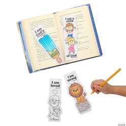 Colour Your Own Religious I am Bookmarks-48Pk